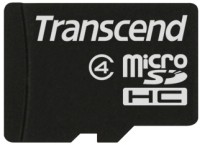 Фото - Карта пам'яті Transcend microSDHC Class 4 4 ГБ
