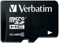 Фото - Карта пам'яті Verbatim microSDHC Class 4 4 ГБ