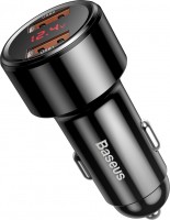 Фото - Зарядний пристрій BASEUS Magic Dual USB Quick Chargering Car Charger 