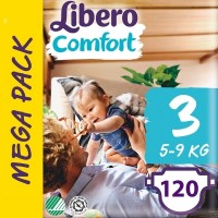 Zdjęcia - Pielucha Libero Comfort 3 / 120 pcs 