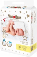 Zdjęcia - Pielucha Yokosun Premium Diapers S / 72 pcs 