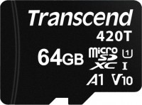 Zdjęcia - Karta pamięci Transcend microSD 420T 64 GB