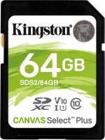 Zdjęcia - Karta pamięci Kingston SD Canvas Select Plus 64 GB