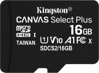 Zdjęcia - Karta pamięci Kingston microSD Canvas Select Plus 16 GB
