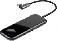 Zdjęcia - Czytnik kart pamięci / hub USB BASEUS Superlative USB-C to 2 x USB3.0 + HDMI + Audio + PD + iWatch 