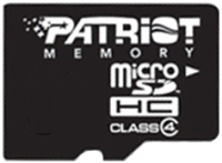 Фото - Карта пам'яті Patriot Memory microSDHC Class 4 4 ГБ