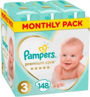 Zdjęcia - Pielucha Pampers Premium Care 3 / 148 pcs 