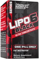 Фото - Спалювач жиру Nutrex Lipo-6 Black Ultra Concentrate 60 шт