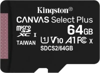 Карта пам'яті Kingston microSDHC Canvas Select Plus 2 Pack 64 ГБ