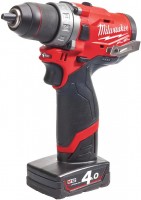 Zdjęcia - Wiertarka / wkrętarka Milwaukee M12 FDD-402XA 