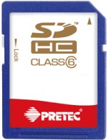 Фото - Карта пам'яті Pretec SDHC Class 6 4 ГБ