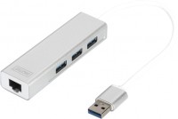 Кардридер / USB-хаб Digitus DA-70250-1 