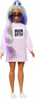 Lalka Barbie Doll with Long Rainbow Hair GHW52 