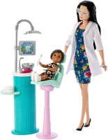 Lalka Barbie Dentist Doll and Playset FXP17 
