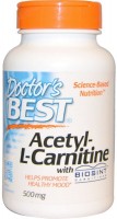 Спалювач жиру Doctors Best Acetyl-L-Carnitine 500 mg 60 шт