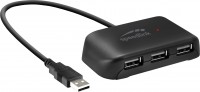 Кардридер / USB-хаб Speed-Link Snappy Evo USB Hub 4 Port USB 2.0 Passive 