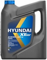 Фото - Моторне мастило Hyundai XTeer Diesel Ultra 5W-40 4 л