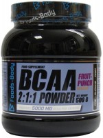 Фото - Амінокислоти Foods-Body BCAA 2-1-1 Powder 500 g 
