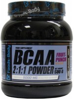 Zdjęcia - Aminokwasy Foods-Body BCAA 2-1-1 Powder 500 g 