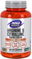 Амінокислоти Now Arginine and Citrulline Caps 120 cap 
