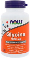 Zdjęcia - Aminokwasy Now Glycine 1000 mg 100 cap 