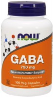 Амінокислоти Now GABA 750 mg 100 cap 