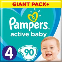 Zdjęcia - Pielucha Pampers Active Baby 4 / 90 pcs 