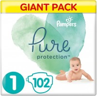 Фото - Підгузки Pampers Pure Protection 1 / 102 pcs 