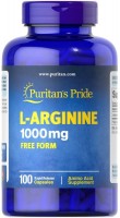 Фото - Амінокислоти Puritans Pride L-Arginine 1000 mg 100 cap 