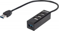 Zdjęcia - Czytnik kart pamięci / hub USB MANHATTAN USB 3.0/2.0 Combo Hub 