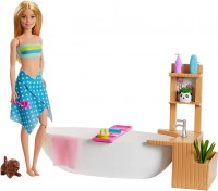 Lalka Barbie Fizzy Bath Doll and Playset GJN32 