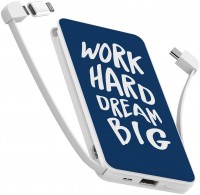 Zdjęcia - Powerbank ZIZ Work Hard Dream Big 10000 