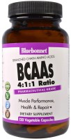 Фото - Амінокислоти Bluebonnet Nutrition BCAAs 4-1-1 Ratio 120 cap 