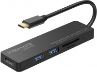 Фото - Кардридер / USB-хаб Promate LinkHub-C 