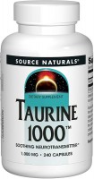 Фото - Амінокислоти Source Naturals Taurine 1000 mg 240 cap 