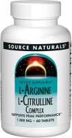 Фото - Амінокислоти Source Naturals L-Arginine L-Citrulline Complex 120 tab 