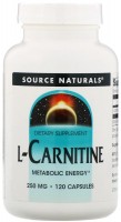 Фото - Спалювач жиру Source Naturals L-Carnitine 250 mg 120 шт