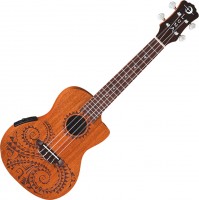 Gitara Luna Uke Tattoo Concert Mahogany w/Preamp 
