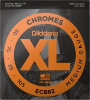 Zdjęcia - Struny DAddario XL Chromes Bass Flat Wound 50-105 