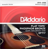 Струни DAddario Flat Top Phosphor Bronze 13-56 