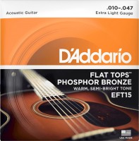 Струни DAddario Flat Top Phosphor Bronze 10-47 