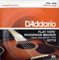Струни DAddario Flat Top Phosphor Bronze 16-56 