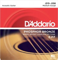 Струни DAddario Phosphor Bronze 3D 13-56 
