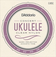 Zdjęcia - Struny DAddario Clear Nylon Ukulele Concert 