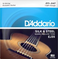 Фото - Струни DAddario Acoustic Silk and Steel 12-String 11-47 