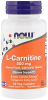Спалювач жиру Now L-Carnitine 500 mg 60 шт