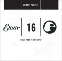 Zdjęcia - Struny Elixir Anti-Rust Plain Steel Single 16 