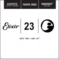 Фото - Струни Elixir Acoustic Nanoweb Phosphor Bronze Single 23 