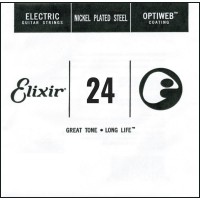 Zdjęcia - Struny Elixir Electric Optiweb Nickel Plated Steel Single 24 