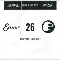 Фото - Струни Elixir Electric Optiweb Nickel Plated Steel Single 26 